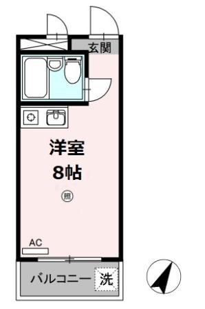 パーム南福岡の間取り
