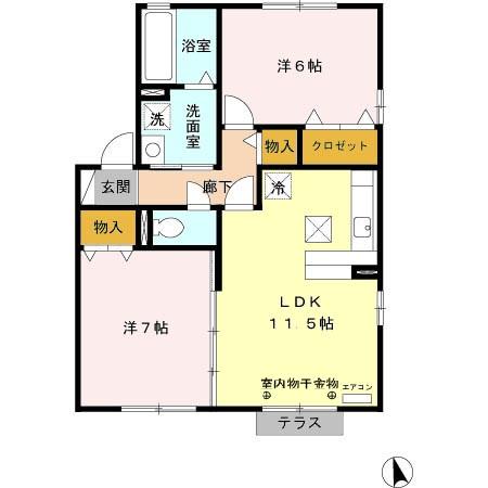 エル　ハイムの間取り