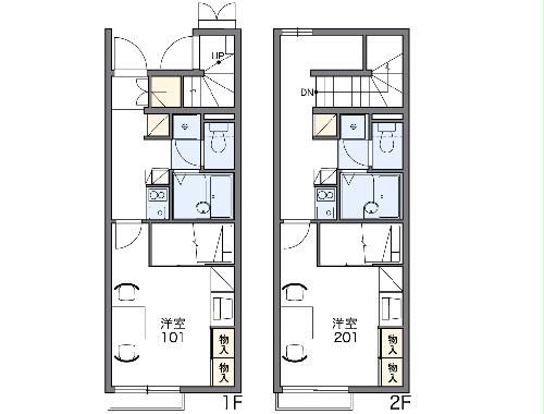 レオパレストレガッティ城山の間取り