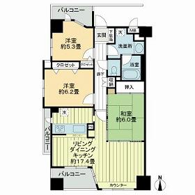 栄シティハウスの間取り