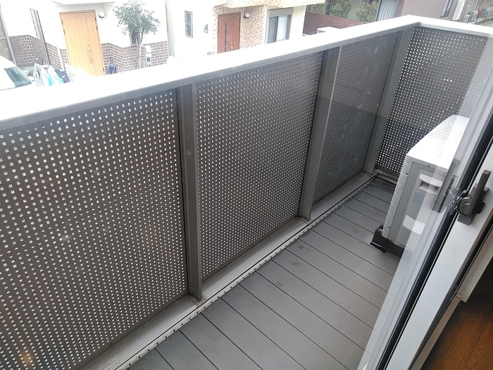 10/30 バルコニー