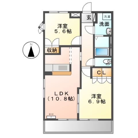 シャロームの間取り