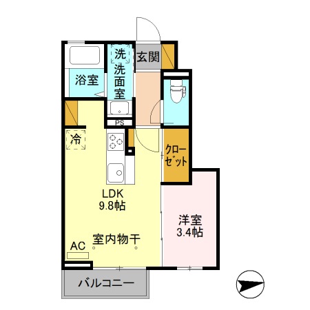 オーキッドゆいの杜の間取り