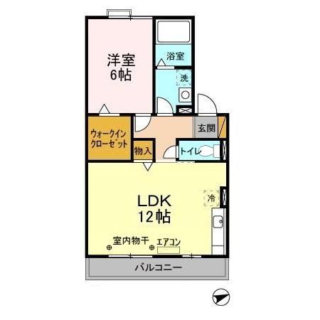 オリーブガーデン A・B・Cの間取り