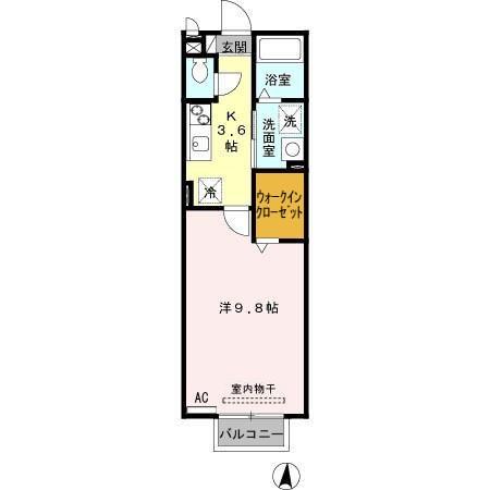 D’MAISON南塚(ディーメゾンミナミヅカ)の間取り