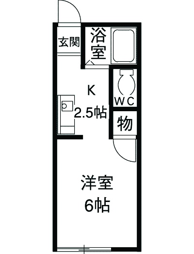 アメニティハイツ９２の間取り
