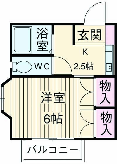 アメニティハイツ90の間取り