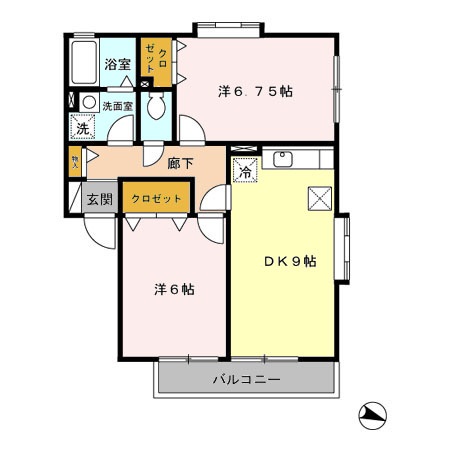 アイランド・Fの間取り