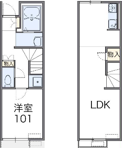 レオネクストキョウエダの間取り