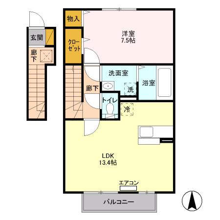 クレールコートの間取り