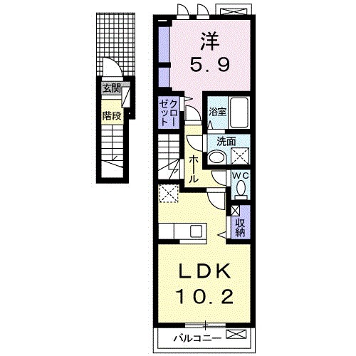コーラル ウエストの間取り