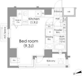 パークハビオ戸越の間取り