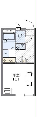 レオパレス空港西の間取り