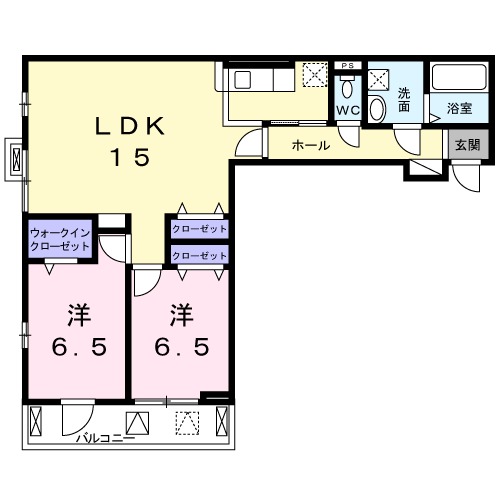 パーシモンの間取り