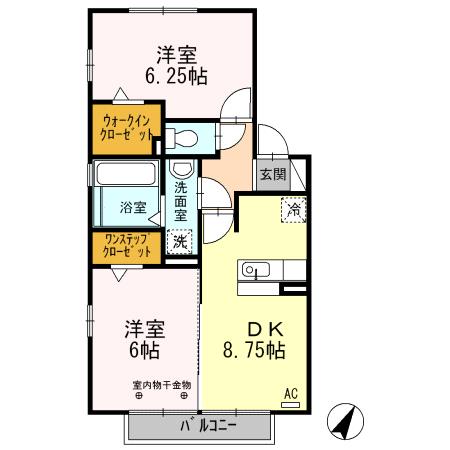 ウィステリア Aの間取り