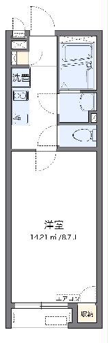 クレイノセルクルⅡの間取り