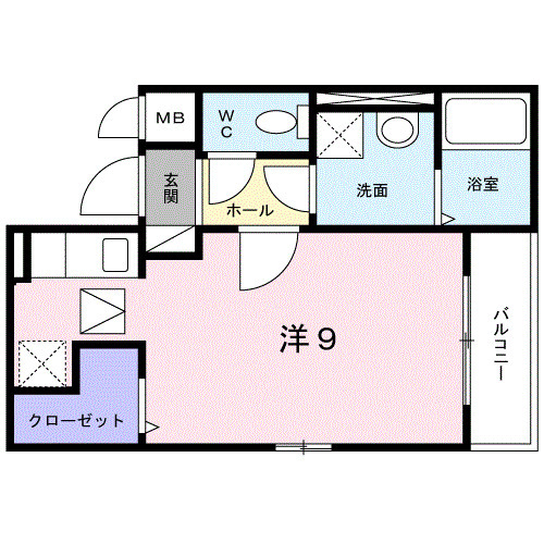 アンジュ今林の間取り