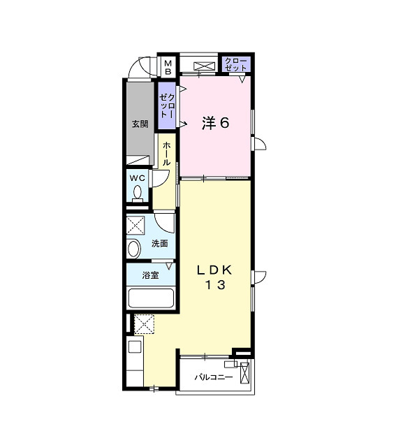 ガーデンハイム 久御山の間取り