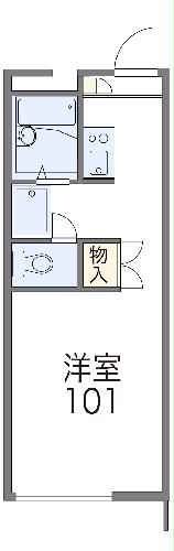 レオパレス谷津の間取り