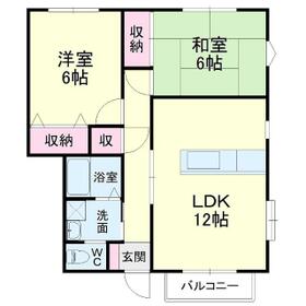 ハイステージ新橋Bの間取り