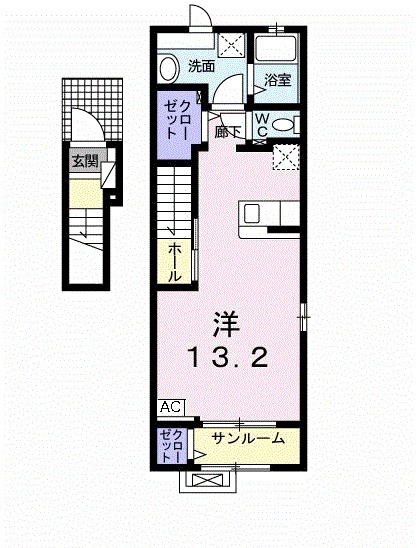 クレール カヤの間取り