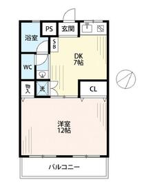 東武大和田サンライトマンションの間取り