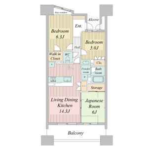 グランカーサ上前津の間取り