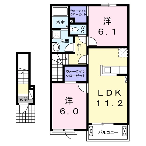 プリモ コッティの間取り