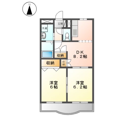フォーチュンの間取り