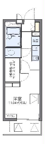 レオパレスエレカーサの間取り