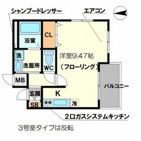 銀杏ホールの間取り