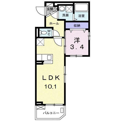 M・T・Kレストハイツの間取り