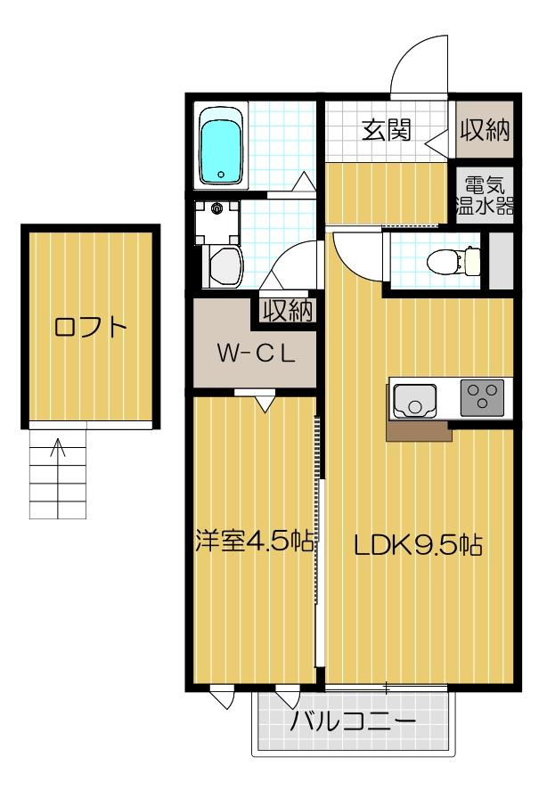 ジョイフルキューブの間取り