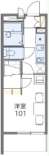 レオパレスリブェールの間取り