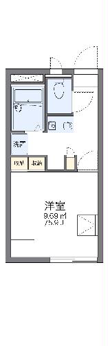 レオパレスアミニティの間取り