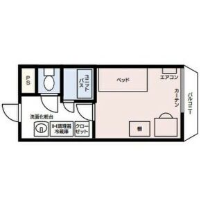 ドーミー名駅南の間取り