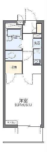 レオパレスＤＡＩＫＡＴＵ　Ｍの間取り