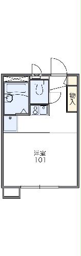 レオパレスデルニエＫⅡの間取り