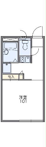 レオパレスMIYAMAの間取り