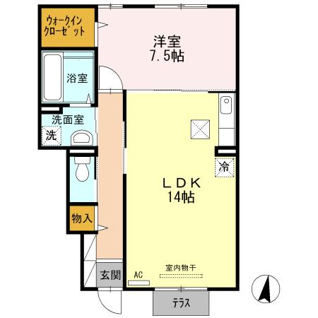 暁清館の間取り