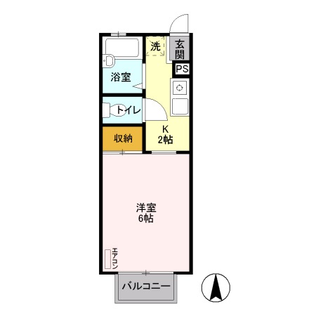 コーポ幸町の間取り