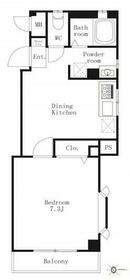 ベルメゾン自由が丘の間取り