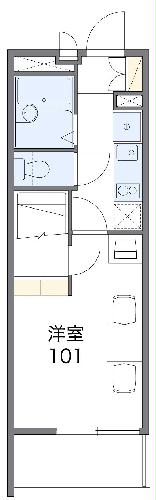 レオパレスコモードの間取り