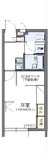 レオパレスちばなの間取り