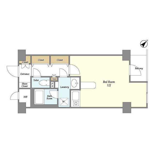 シティテラス田町の間取り