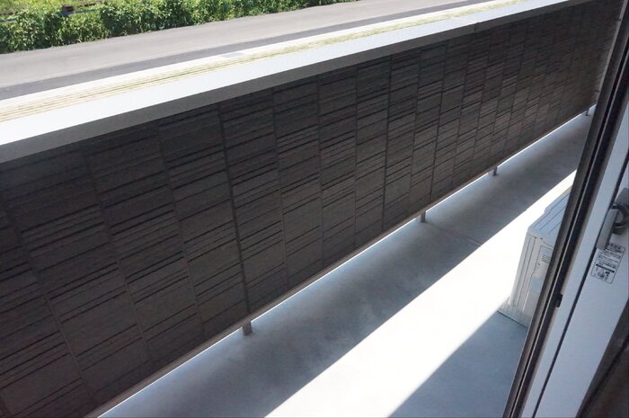 12/24 バルコニー