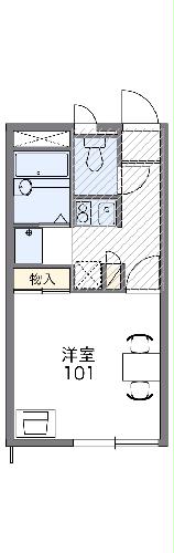 レオパレスパークサイドⅤの間取り