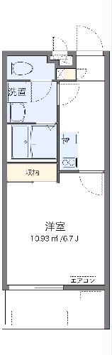 クレイノしまだばるの間取り