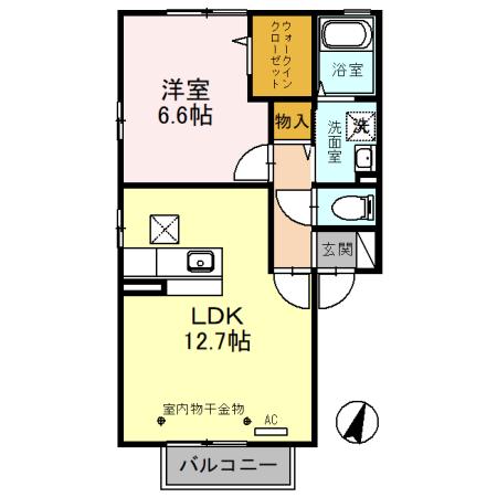 エテルナピーノ Aの間取り