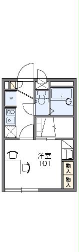レオパレスソレイユの間取り